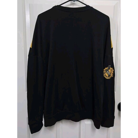 Harry Potter Hufflepuff Quidditch Sweater Sweatshirt With Pocket M - Picture 4 of 5